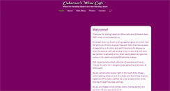 Desktop Screenshot of cabernetwinecafe.com